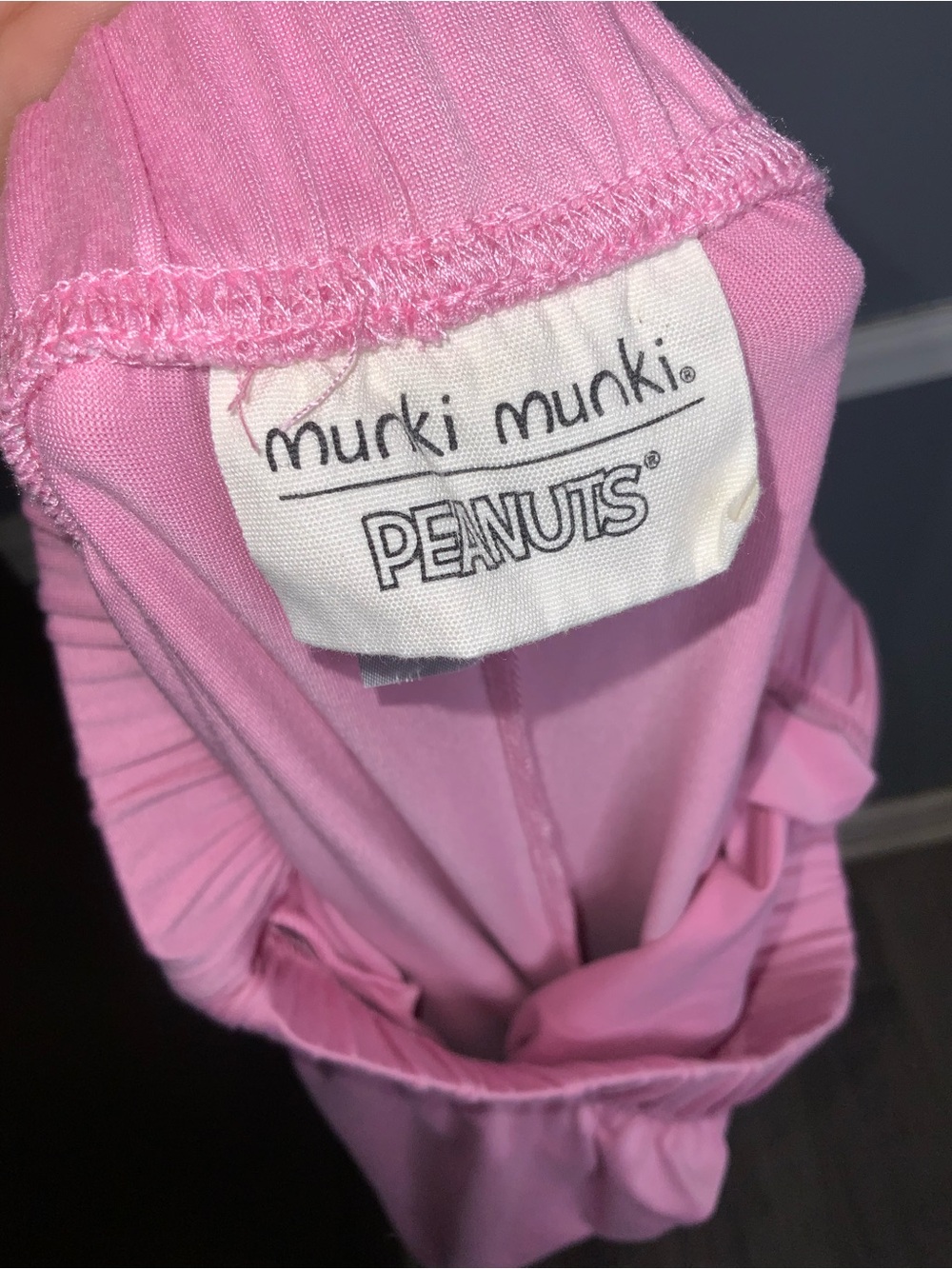 munki munki Pink Snoopy Wide Leg Pajama Pants - Large - Picture 6 of 7